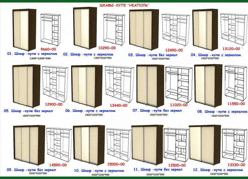 шкаф-купе неаполь в Санкт-Петербурге