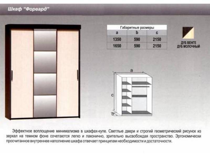 шкаф - купе форвард в Санкт-Петербурге
