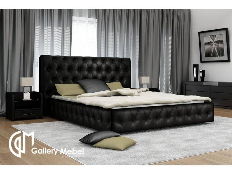 черная кровать letto gm 01 в Санкт-Петербурге