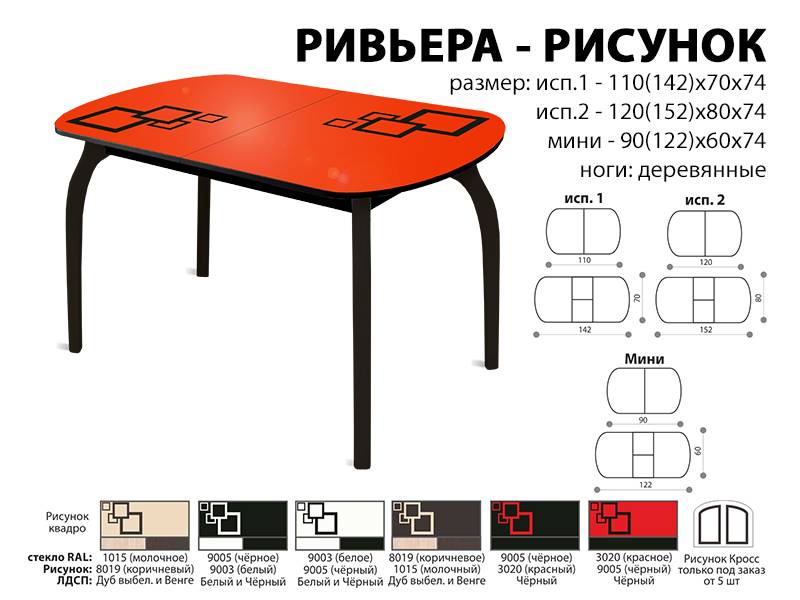 стол обеденный ривьера рисунок в Санкт-Петербурге