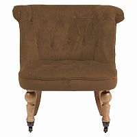 кресло amelie french country chair коричневое в Санкт-Петербурге