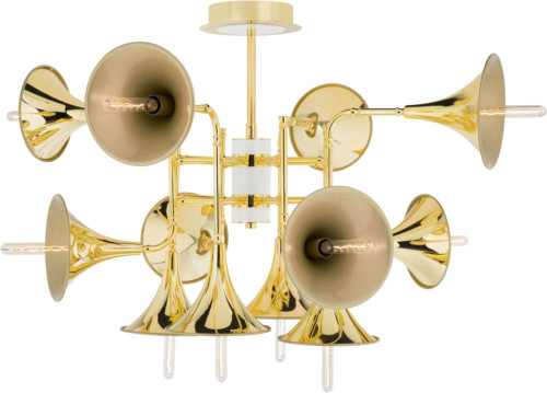 люстра music horn золото в Санкт-Петербурге