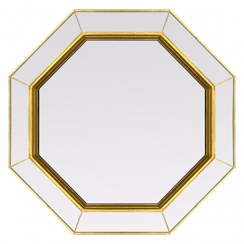 зеркало золотое венецианское восьмиугольное espresso gold в Санкт-Петербурге