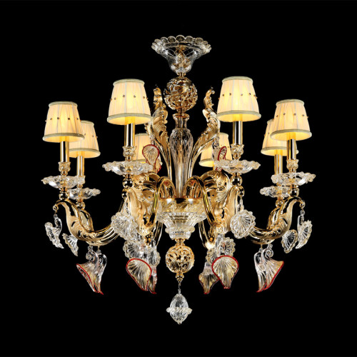 люстра md102729-8a от illuminati золото/янтарная в Санкт-Петербурге