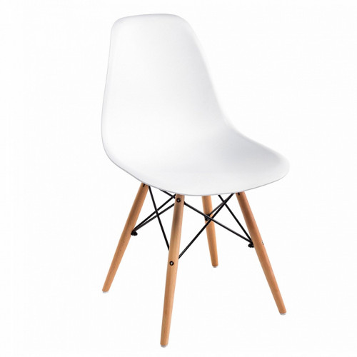 стул деревянный eames pc-015 white в Санкт-Петербурге