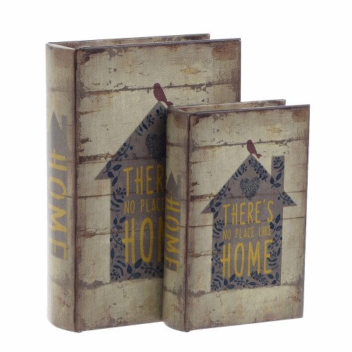 шкатулкикниги, набор из 2 шт. коричневого цвета в Санкт-Петербурге