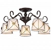 потолочная люстра arte lamp 72 a5495pl-5br в Санкт-Петербурге