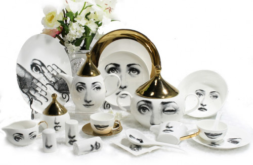 столовый сервиз пьеро форназетти golden faces в Санкт-Петербурге