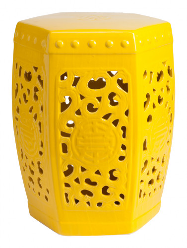 керамический столик-табурет design stool yellow в Санкт-Петербурге