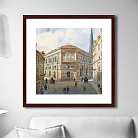 картина: view of the riga stock exchange, 1880г. в Санкт-Петербурге