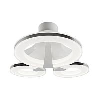 потолочный светодиодный светильник idlamp jenevra 397/3pf-ledwhitechrome в Санкт-Петербурге