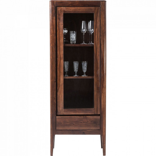 шкаф-витрина brooklyn walnut коричневый 65x40 в Санкт-Петербурге