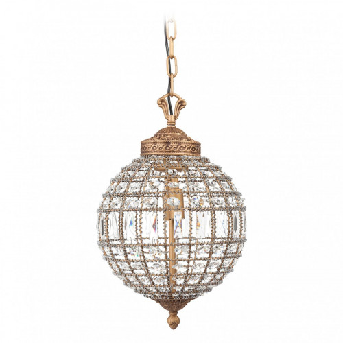 подвесная люстра хрустальный шар casbah crystal chandelier золото в Санкт-Петербурге