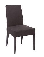 стул aylso dining chair кожа тёмно-коричневая в Санкт-Петербурге