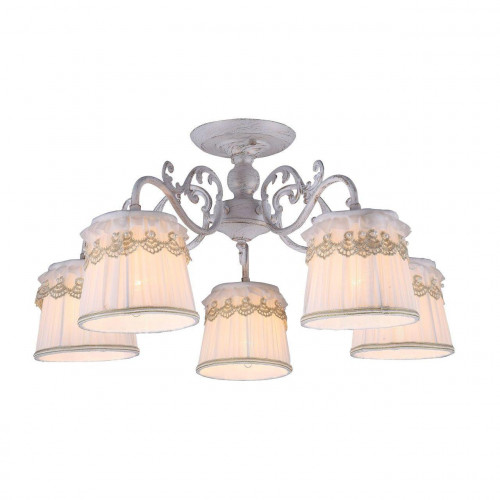 потолочная люстра arte lamp merletto a5709pl-5wg в Санкт-Петербурге