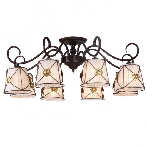 потолочная люстра arte lamp 72 a5495pl-8br в Санкт-Петербурге