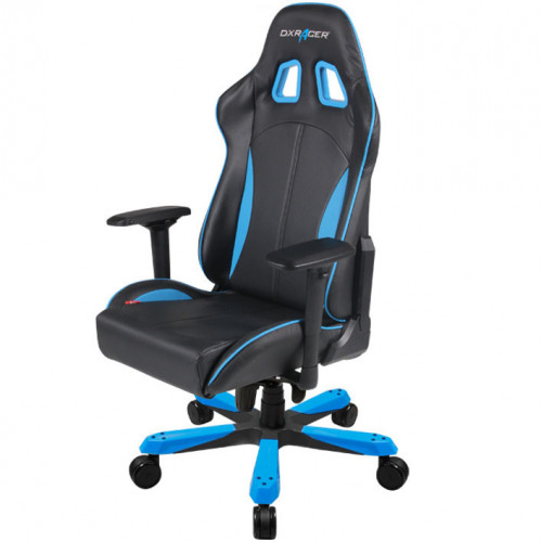 кресло геймерское dxracer king ks57 черно-синее в Санкт-Петербурге