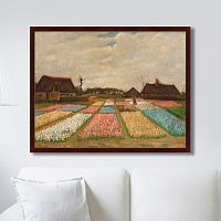 картина: flower beds in holland, 1883г. в Санкт-Петербурге