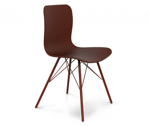 стул dsr коричневый s40 (eames style) в Санкт-Петербурге