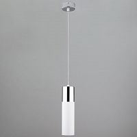 подвесной светильник eurosvet double topper 50135/1 led хром/белый в Санкт-Петербурге