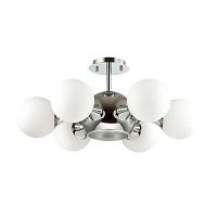 потолочная люстра odeon light miolla 3972/7c белая в Санкт-Петербурге