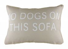 подушка с надписью no dogs on this sofa в Санкт-Петербурге