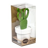 ножницы cactus с держателем, белые с зеленым в Санкт-Петербурге