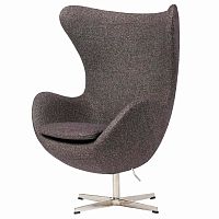 кресло egg chair серое в Санкт-Петербурге