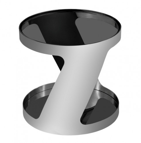 столик журнальный height black silver хром в Санкт-Петербурге