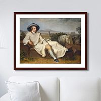 картина: goethe in the roman campagna, 1787г. в Санкт-Петербурге