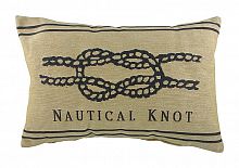 подушка с морским узлом nautical knot natural в Санкт-Петербурге