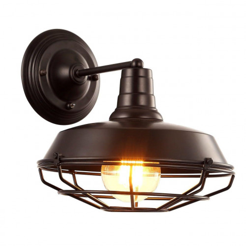 бра arte lamp ferrico a9183ap-1bk в Санкт-Петербурге