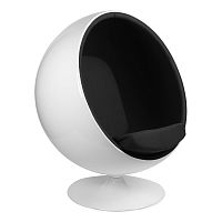 кресло eero aarnio style ball chair черное в Санкт-Петербурге