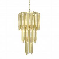 люстра gigi 7 gold от delight collection прозрачная/золото в Санкт-Петербурге