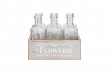 набор стеклянных бутылок flowers в Санкт-Петербурге