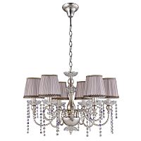 подвесная люстра crystal lux alegria sp6 silver-brown в Санкт-Петербурге