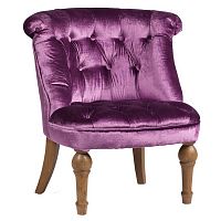 кресло sophie tufted slipper chair сиреневое в Санкт-Петербурге