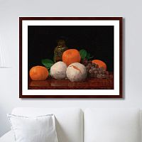 картина: still life with wrapped tangerines, 1889г. в Санкт-Петербурге