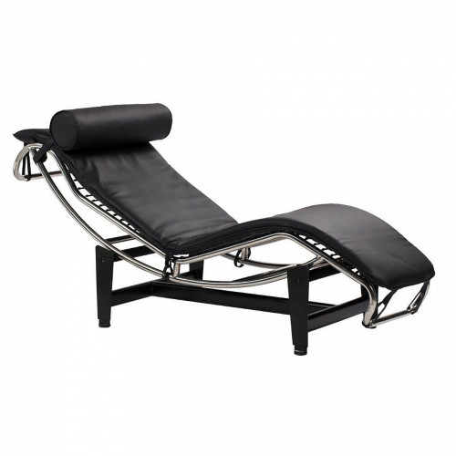 шезлонг chaise longue lc4 черный в Санкт-Петербурге