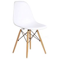 стул деревянный pc-015 белый (eames style) в Санкт-Петербурге