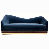 диван hughes sofa прямой синий в Санкт-Петербурге