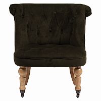 кресло amelie french country chair серо-коричневое в Санкт-Петербурге