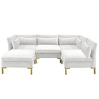 диван zara sectional угловой белый в Санкт-Петербурге