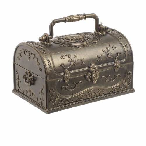 шкатулка для украшений музыкальная золотого цвета в Санкт-Петербурге