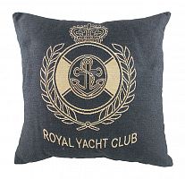 подушка с гербом королевского royal yacht club denim в Санкт-Петербурге