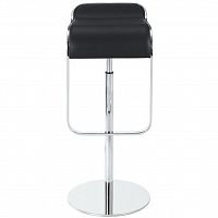 барный стул lem style piston stool черная кожа в Санкт-Петербурге