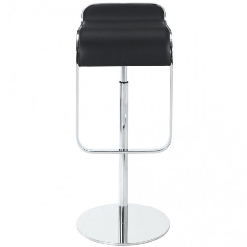 барный стул lem style piston stool черная кожа в Санкт-Петербурге