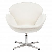 кресло swan chair белое в Санкт-Петербурге