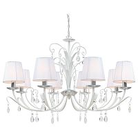 подвесная люстра arte lamp romana snow a1743lm-8wh в Санкт-Петербурге