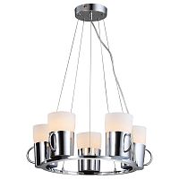 подвесная люстра arte lamp brooklyn a9484sp-5cc хром в Санкт-Петербурге